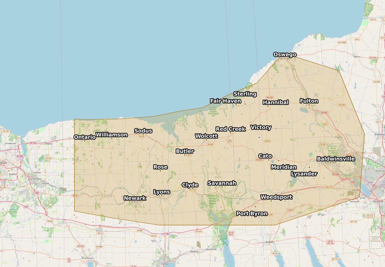 TGM Contracting & Remodeling service area map